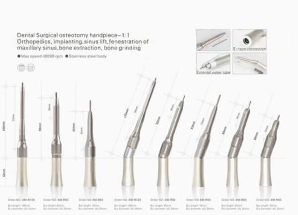 Air King Oral Surgical Straight Osteotomy Angle Low Speed Handpiece