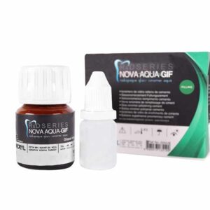 Nova Aqua GIF - Glass Ionomer filling cement with using water.